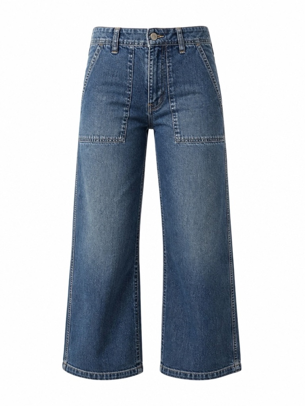 GAP High Rise Wide Leg Cropped Denim Jeans 10R